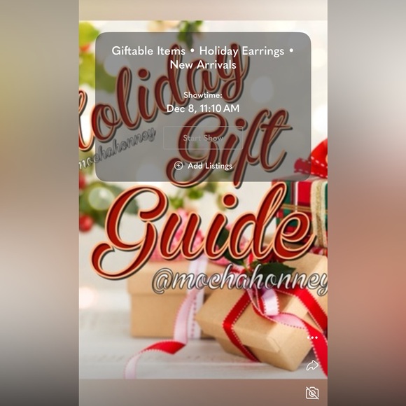 Bookmark my Holiday Gift Show on 12/11• Like this listing for Notifications - Picture 2 of 15